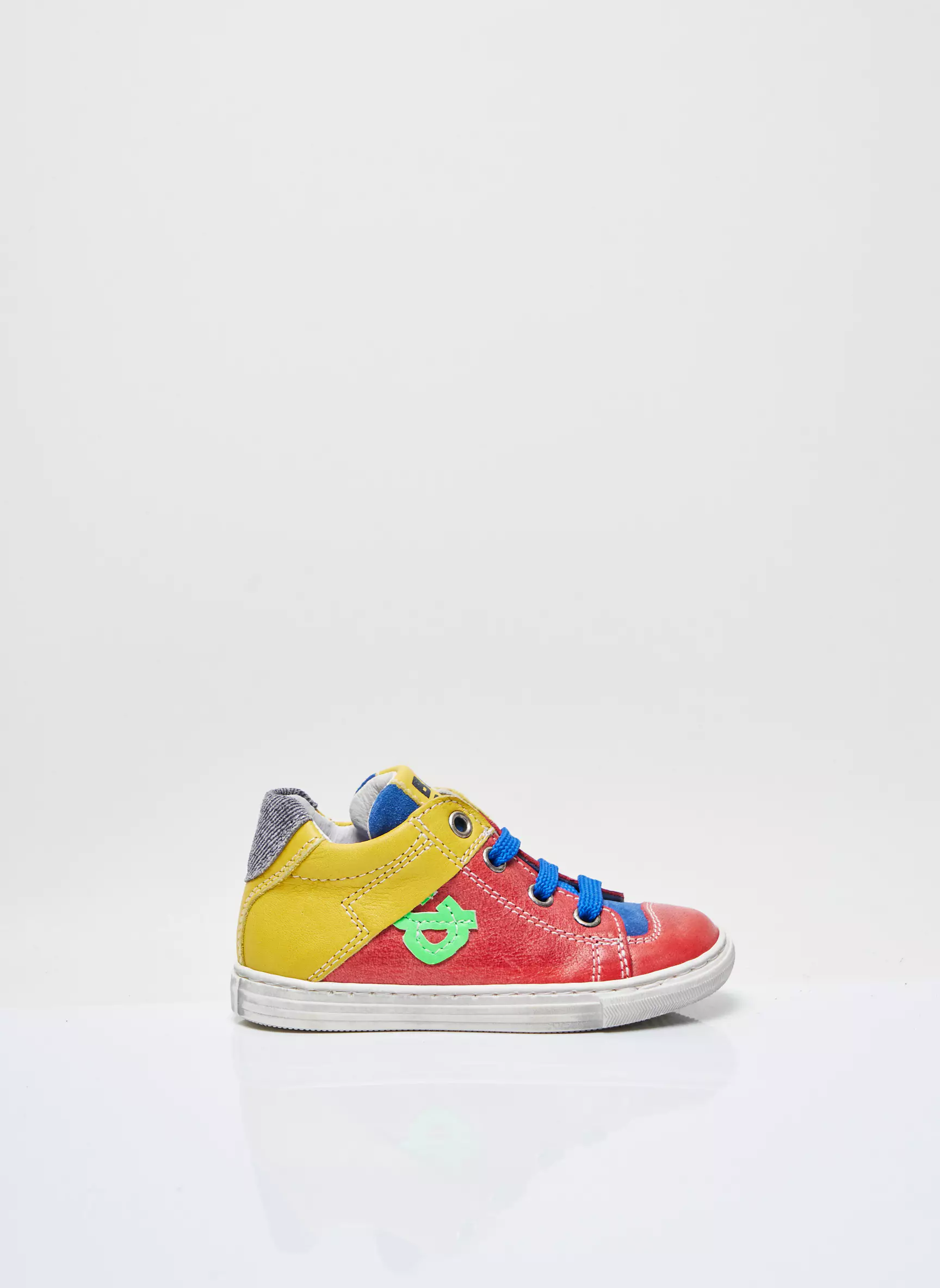 Bana Co Bottillons Garcon couleur rouge