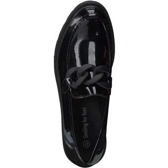 smiling for feet Chunky Loafer in schwarz