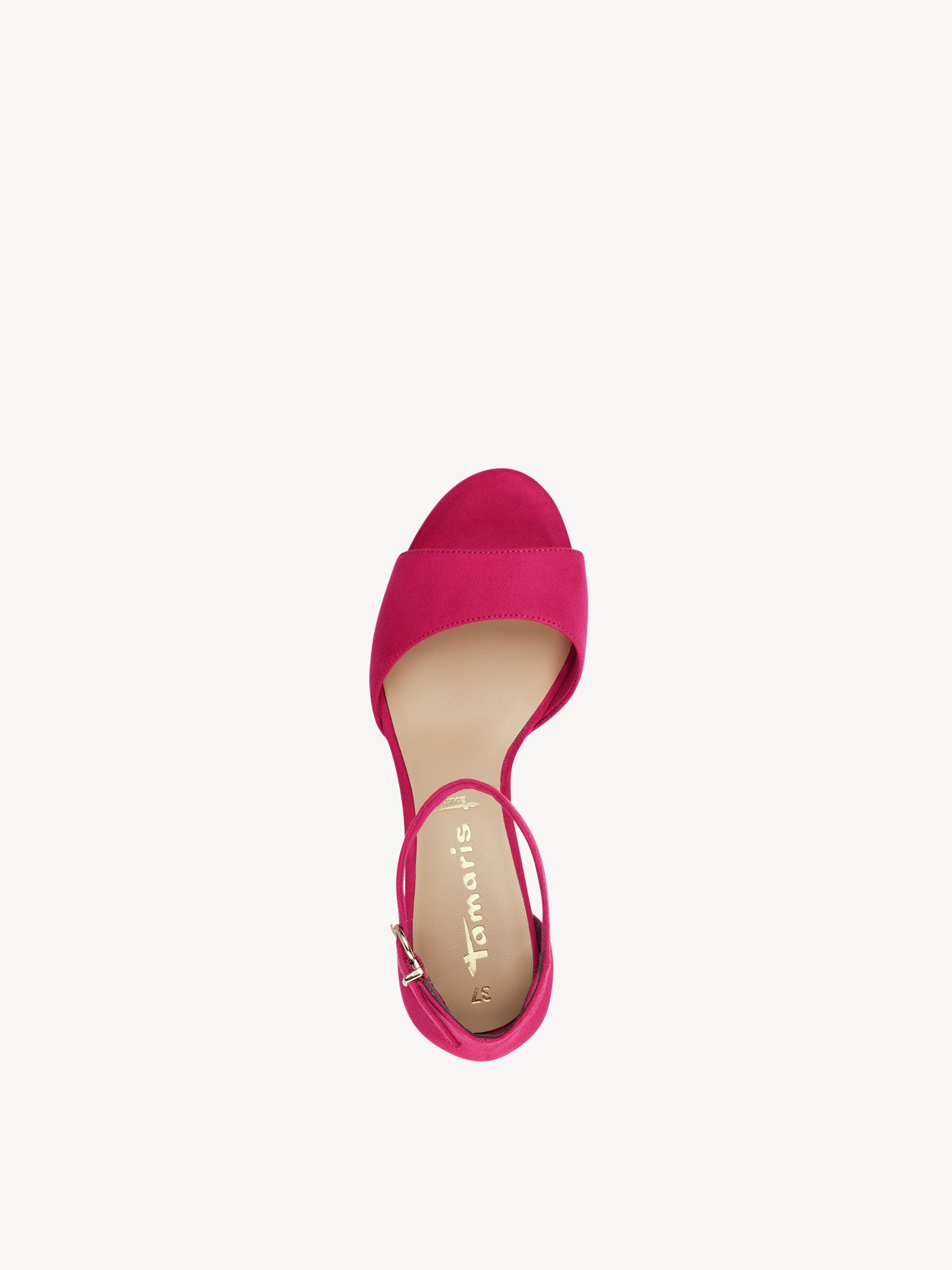 Sandale à talon - rose fuchsia