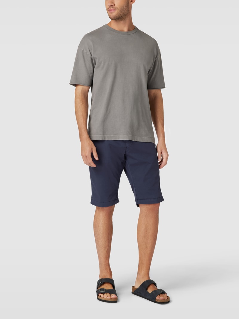 Bermudas mit Eingrifftaschen Modell 'London' in marineblau