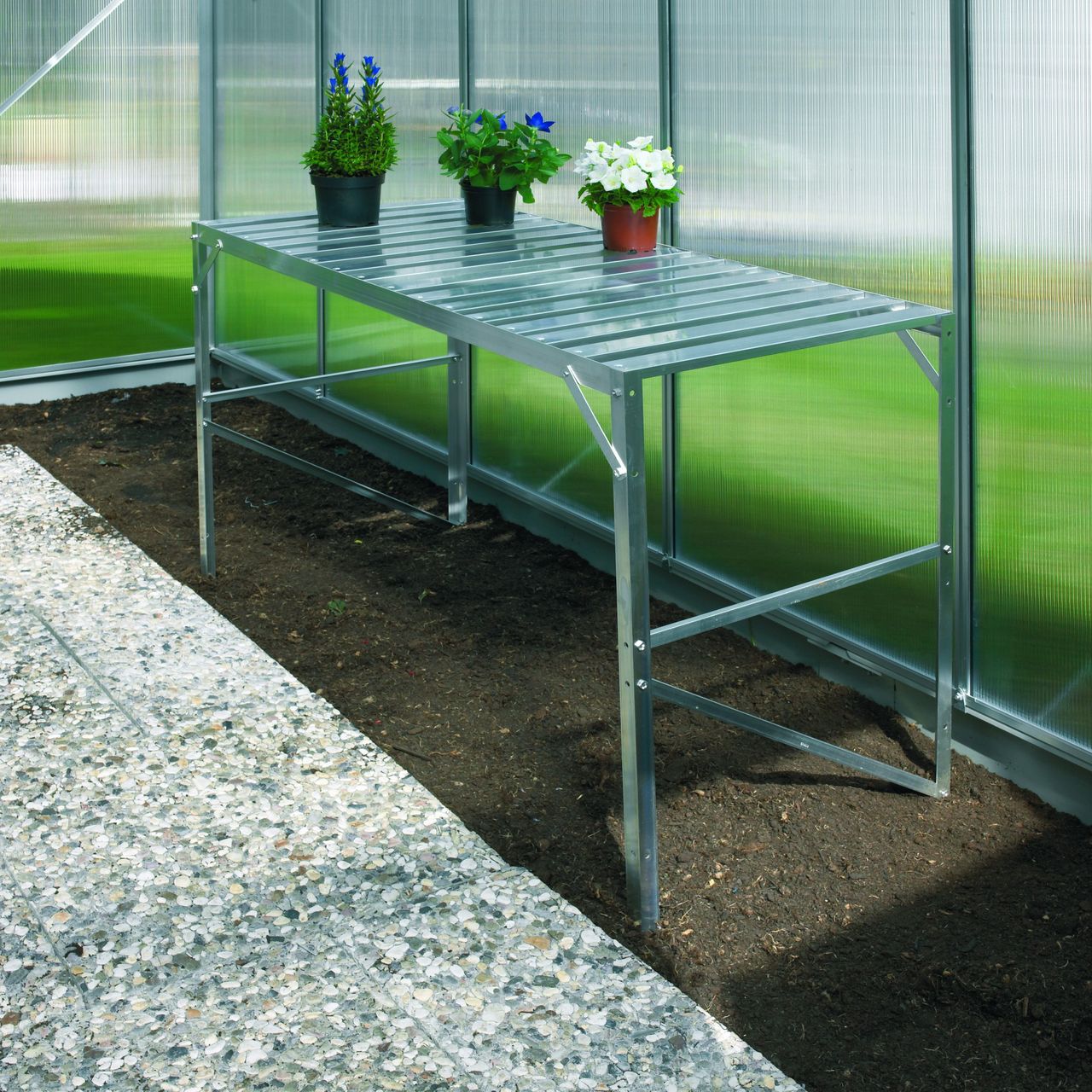 Vitavia Alutisch, 1 Ablage, 121x54x76cm