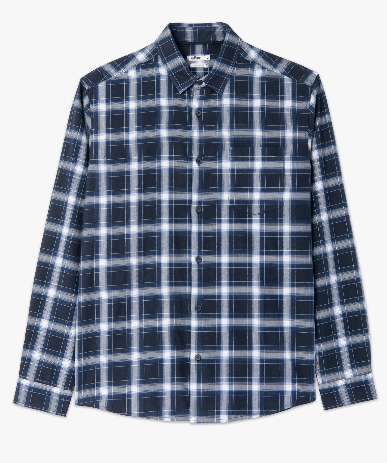 Chemise homme à carreaux - Coupe Regular carreaux | GEMO