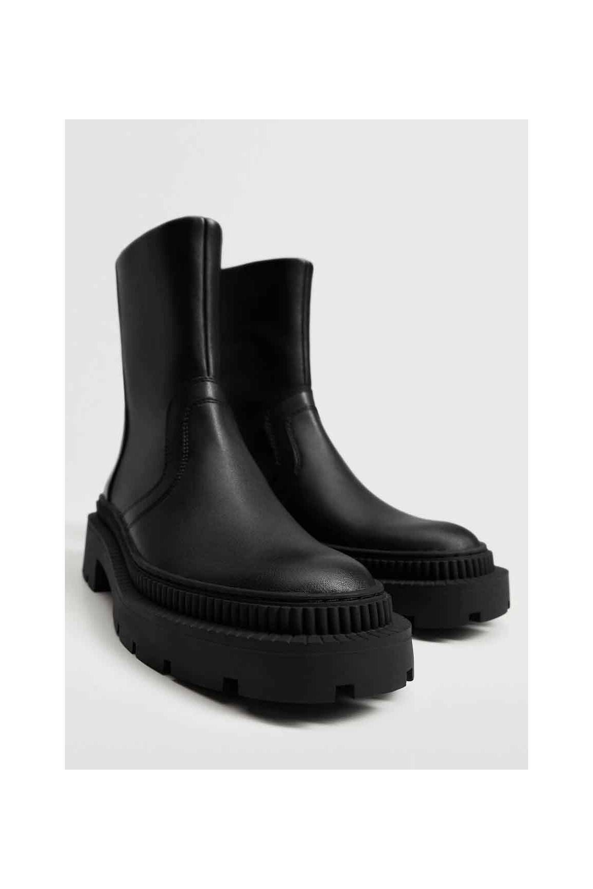 Mango Bottines Femme couleur noir