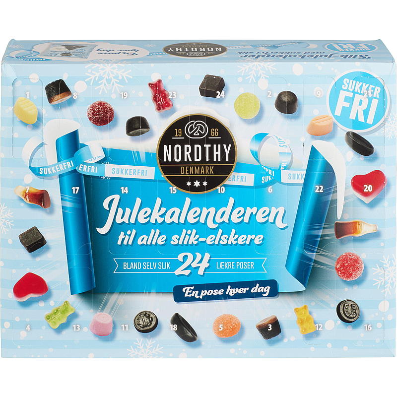 Julekalender sukkerfri 442 g, Nordthy