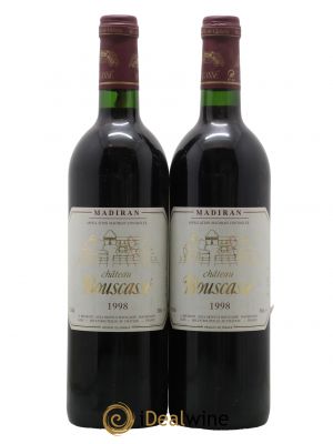 Madiran Château Bouscassé Alain Brumont  1998 - Lot de 2 Bouteilles