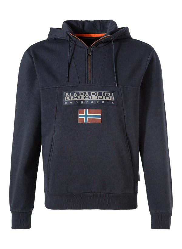 NAPAPIJRI, Hoodie, Baumwolle, navy