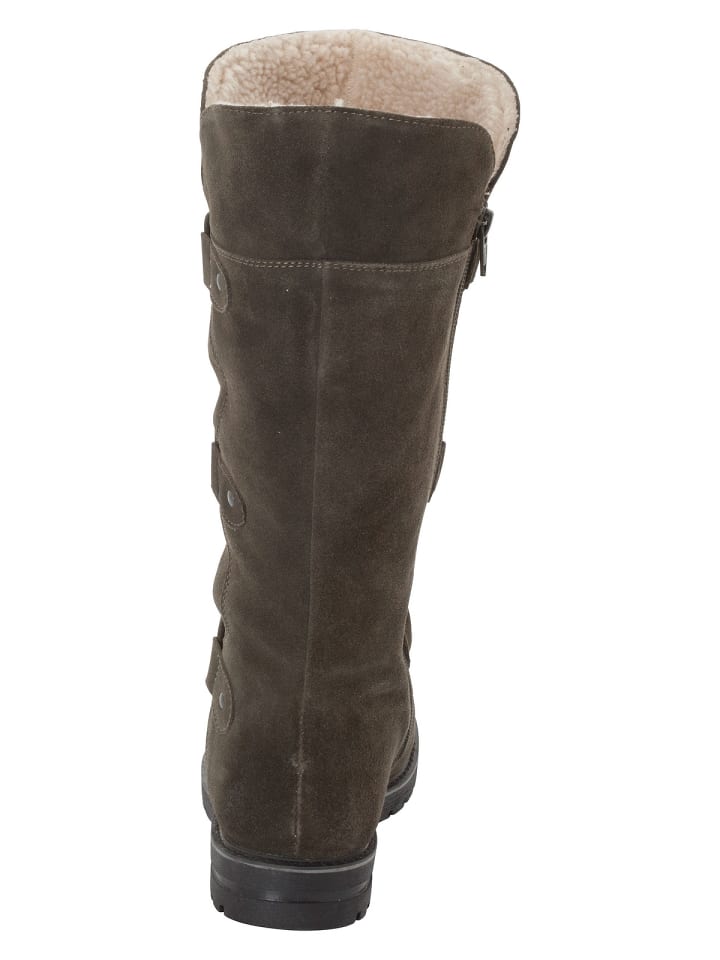 sheego Weitschaftstiefel in oliv günstig kaufen
