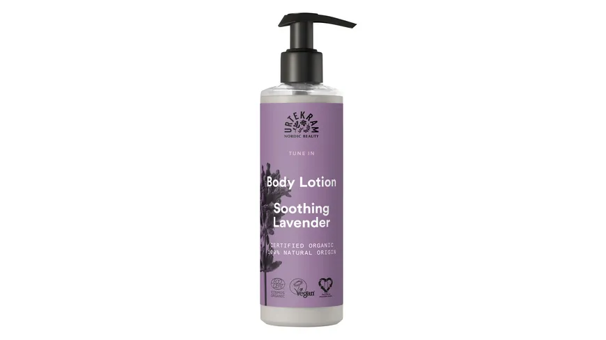 URTEKRAM Tune In Body Lotion Soothing Lavender 245 ml