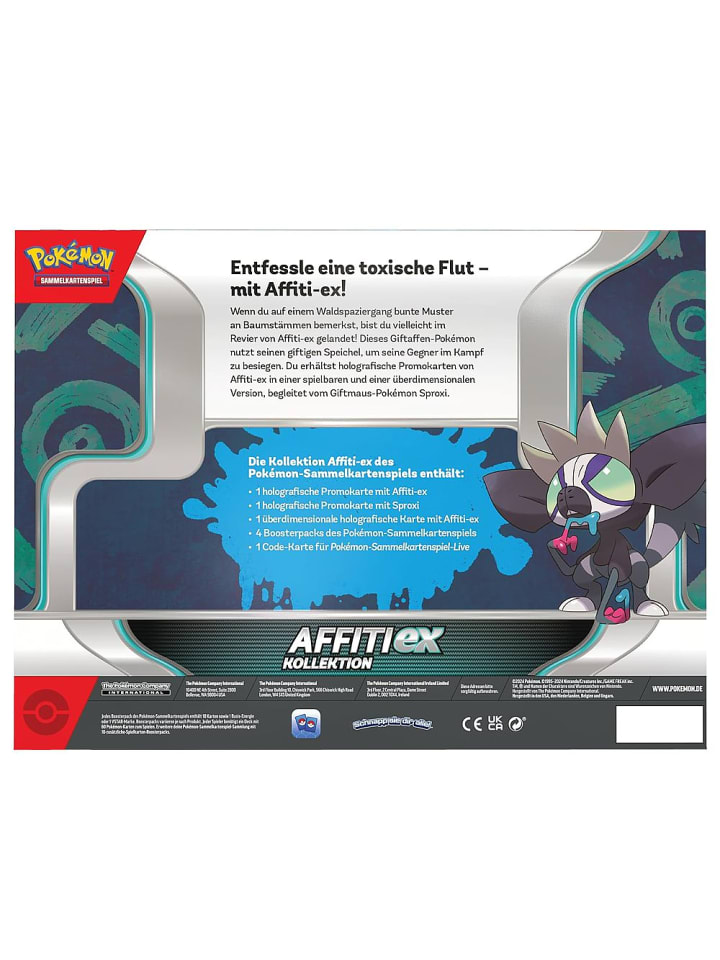 Pokémon Affiti-EX Kollektion | Pokemon | Sammel-Karten | Edition deutsch günstig kaufen onesize