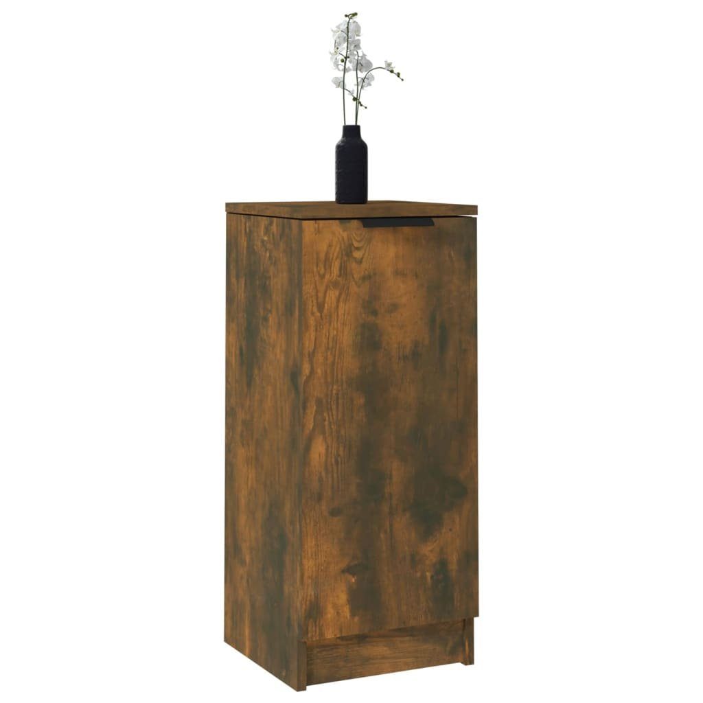 vidaXL Anrichte Sideboard Räuchereiche 30x30x70 cm Holzwerkstoff