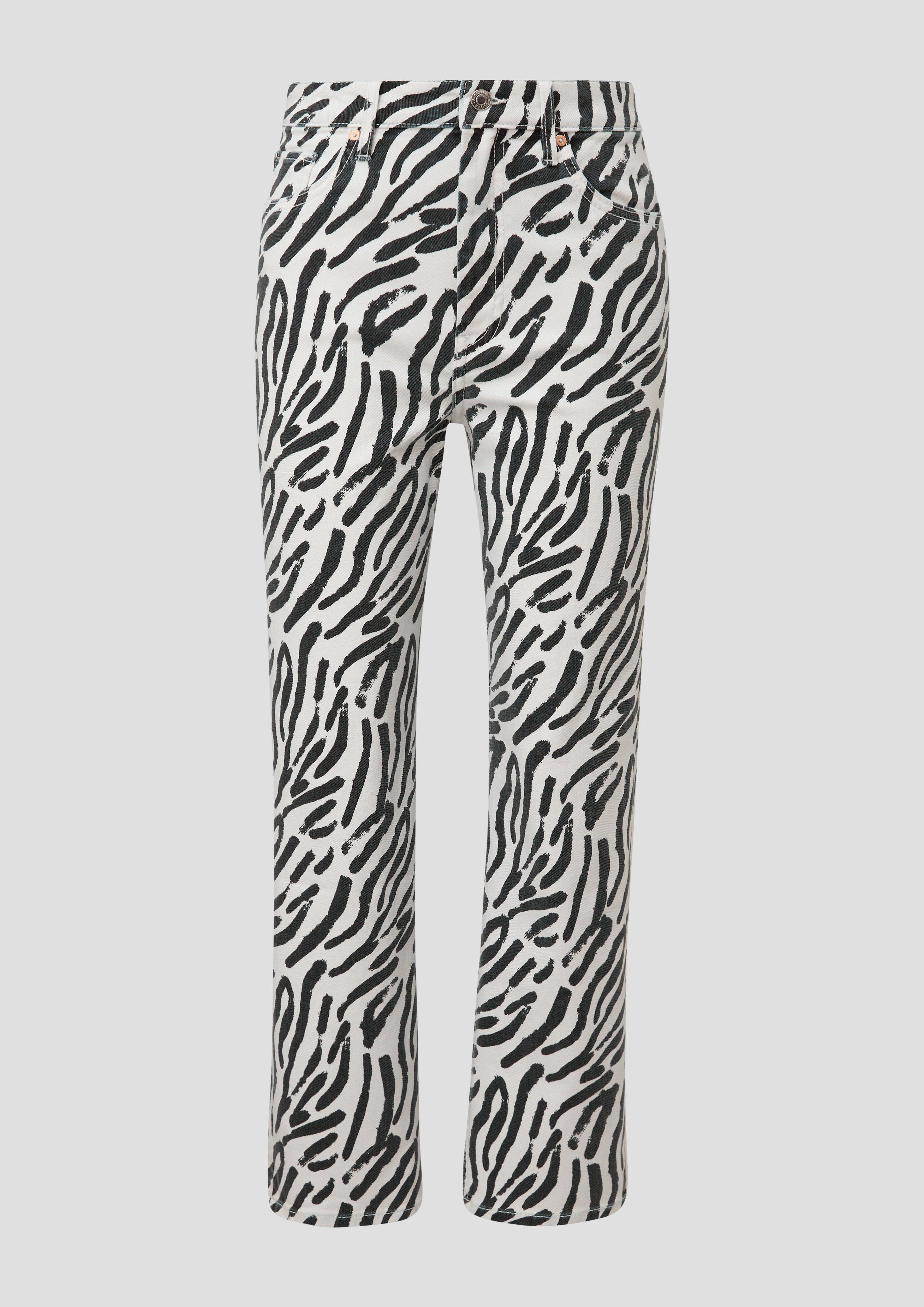 Crop-Jeans Karolin / Regular Fit / High Rise / Straight Leg  2138900-82Z4
