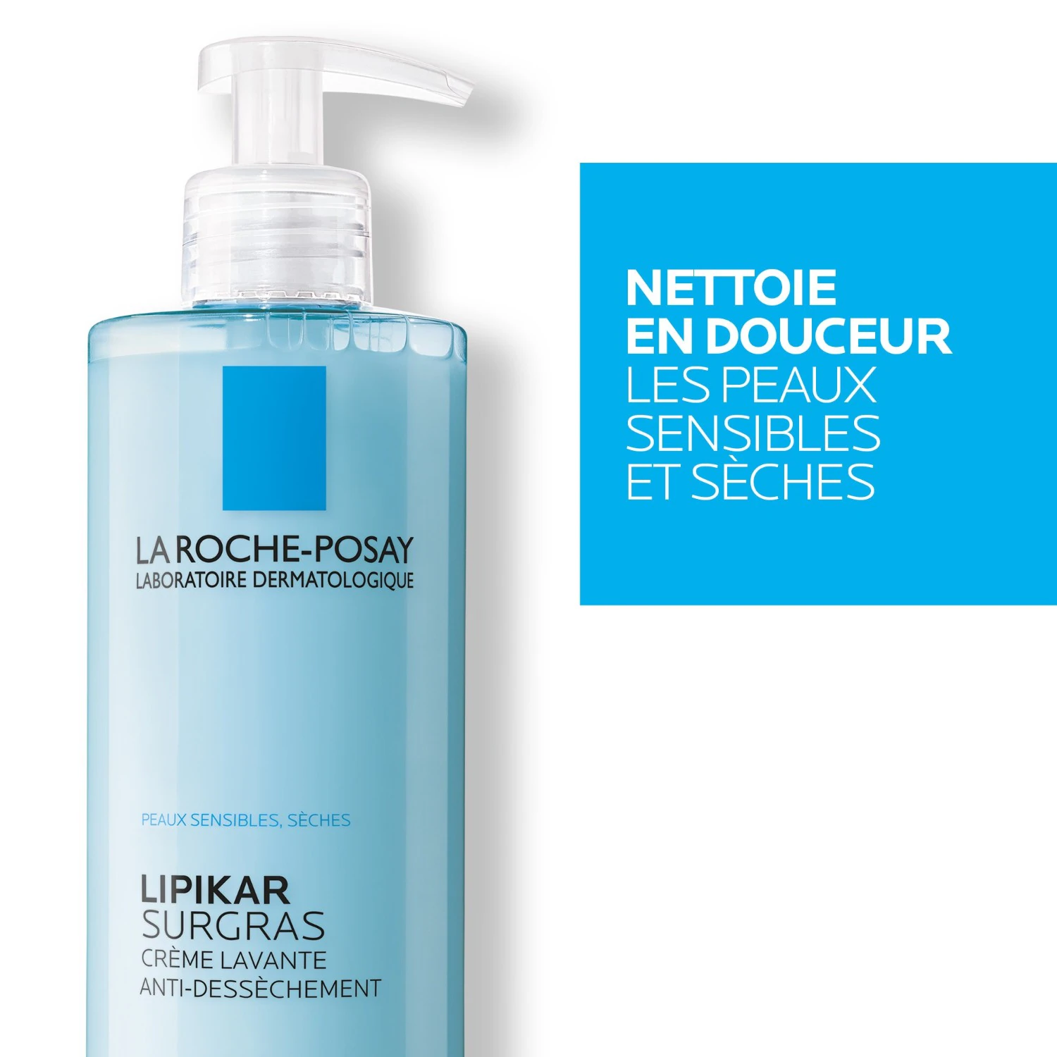 La Roche-Posay Lipikar Surgras krema za čišćenje protiv isušivanja kože 400 ml