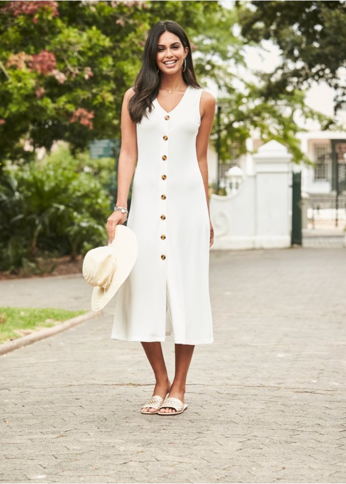 Sommerkleid mit Knöpfen