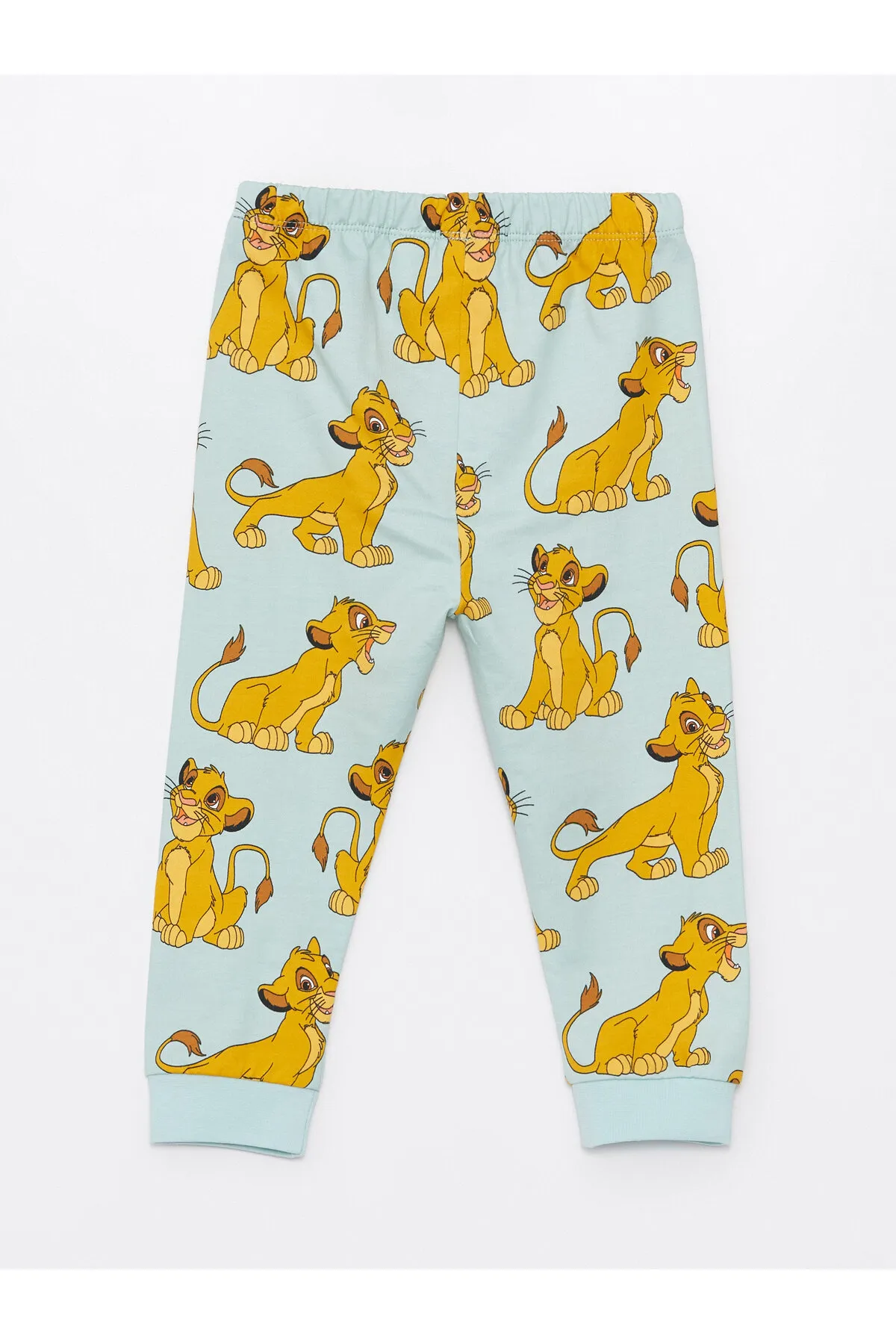 LC Waikiki  Langarm-Pyjama-Set für Jungen mit Rundhalsausschnitt, bedruckt mit dem König der Löwen