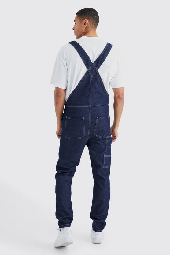 Lange Jeans-Latzhose