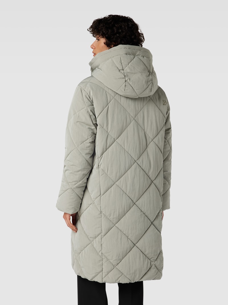 Parka mit Kapuze Modell 'TORUN' in lindgrün