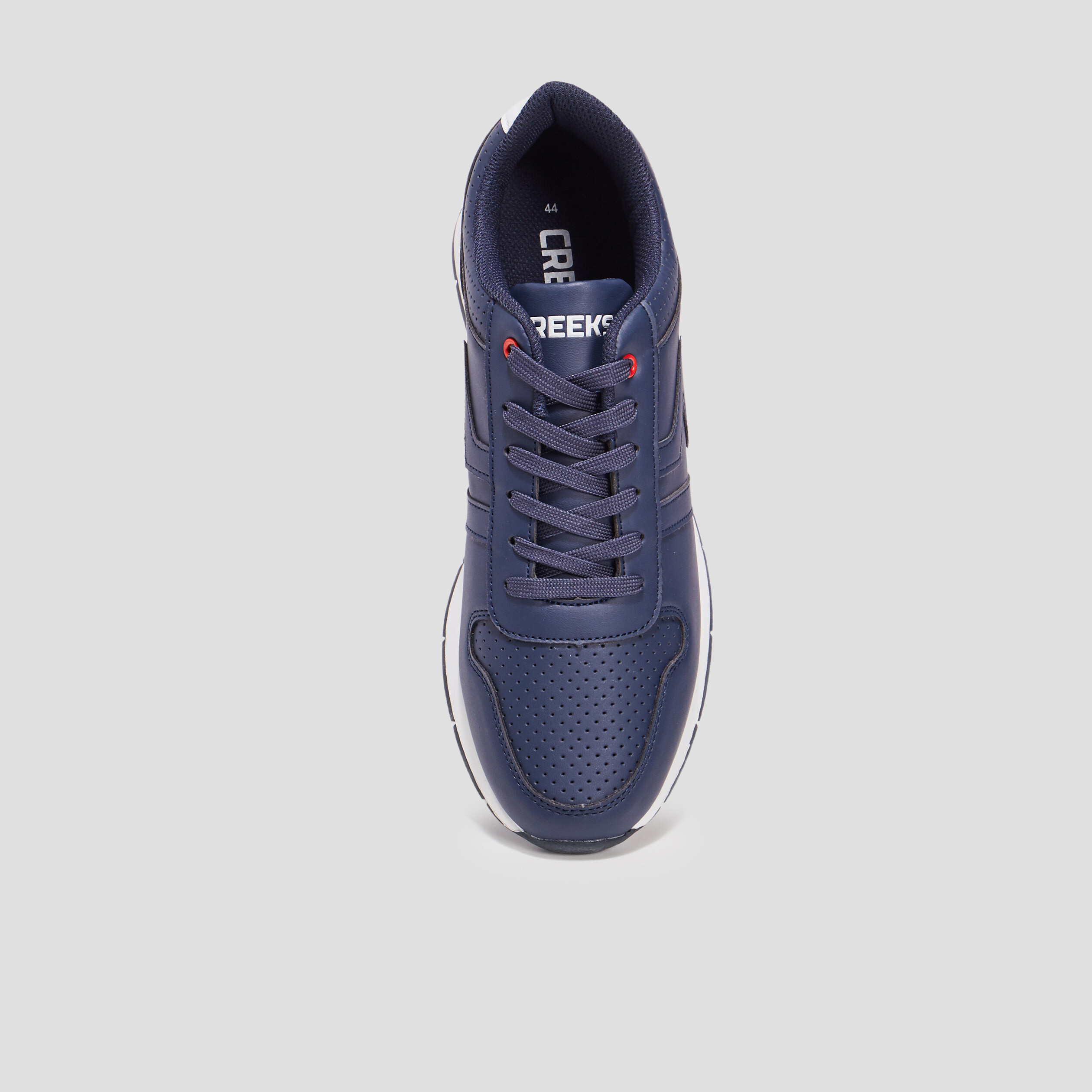 Baskets running à lacets Creeks bleu marine homme | La Halle
