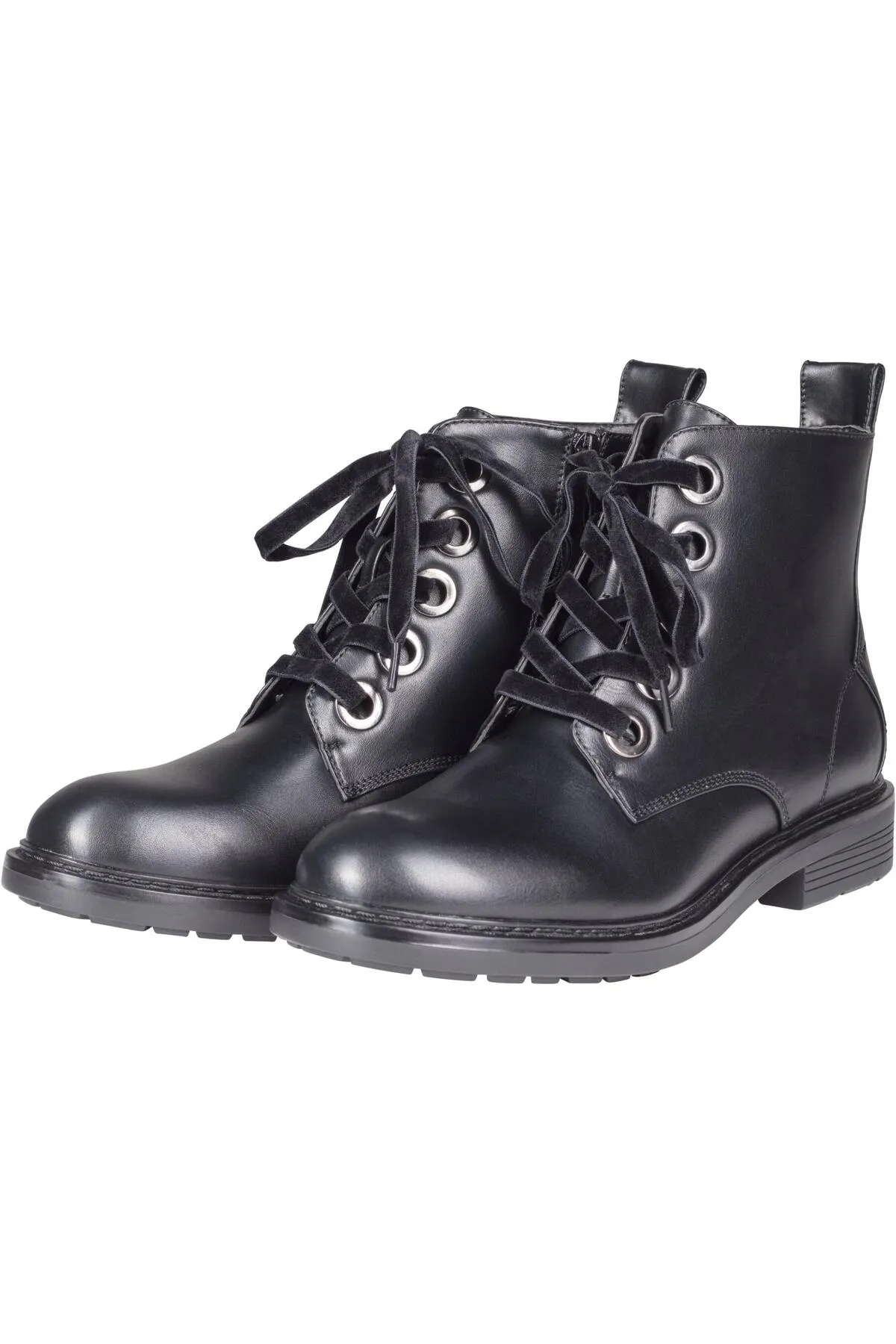 Urban Classics  Accessoires Stiefelette aus Samt mit Schnürung