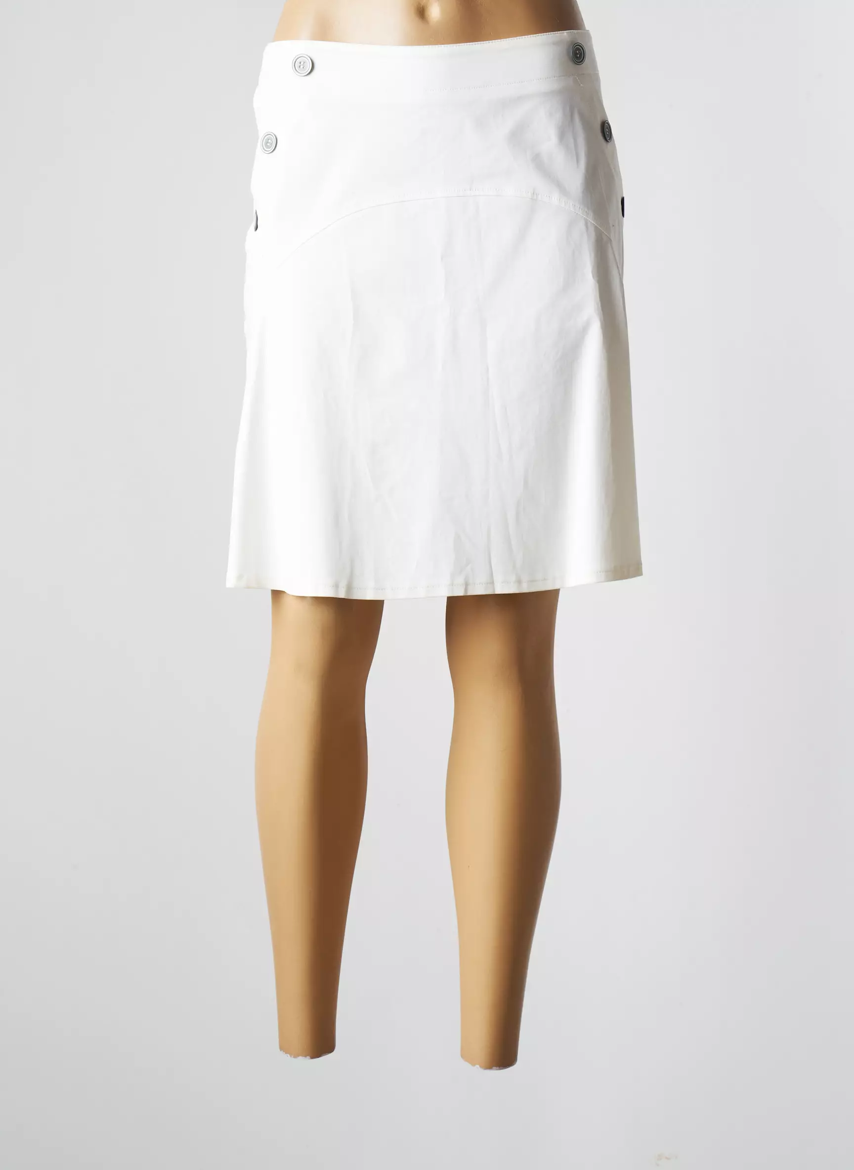 K Tendances Jupes Courtes Femme couleur beige