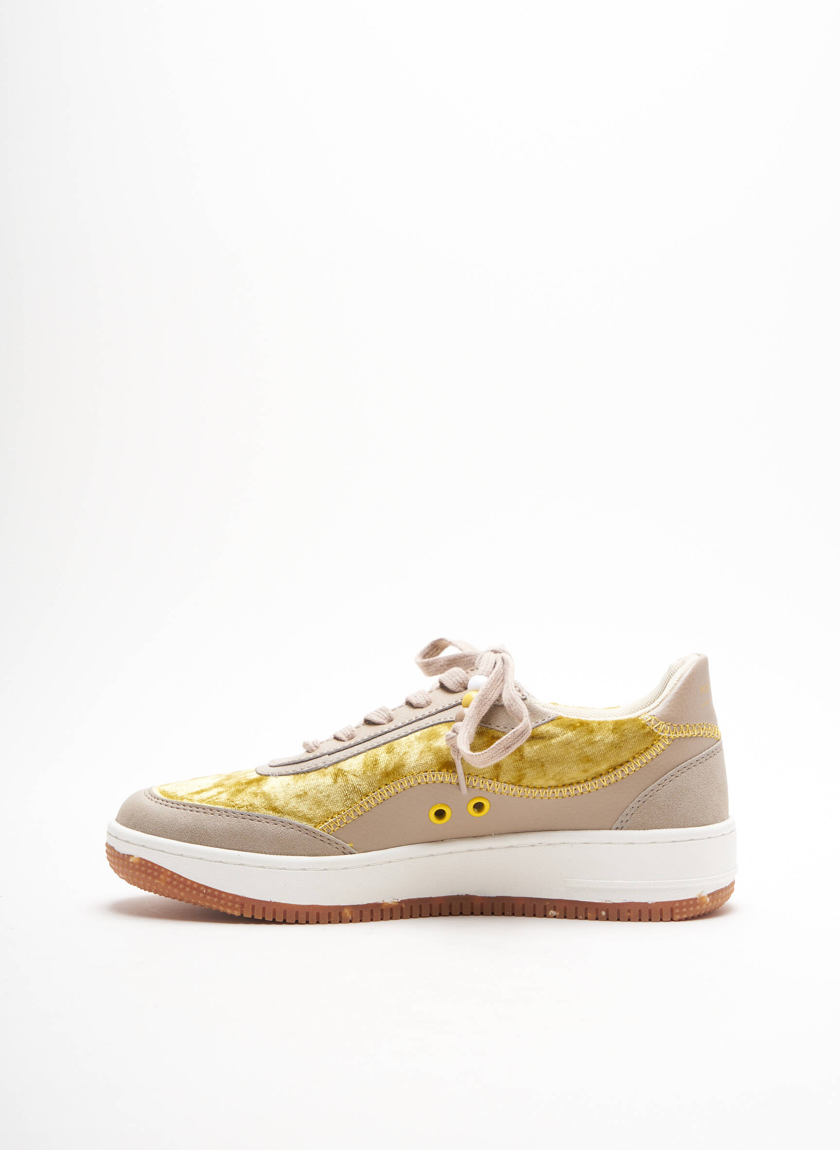 Maliparmi Baskets Femme couleur jaune