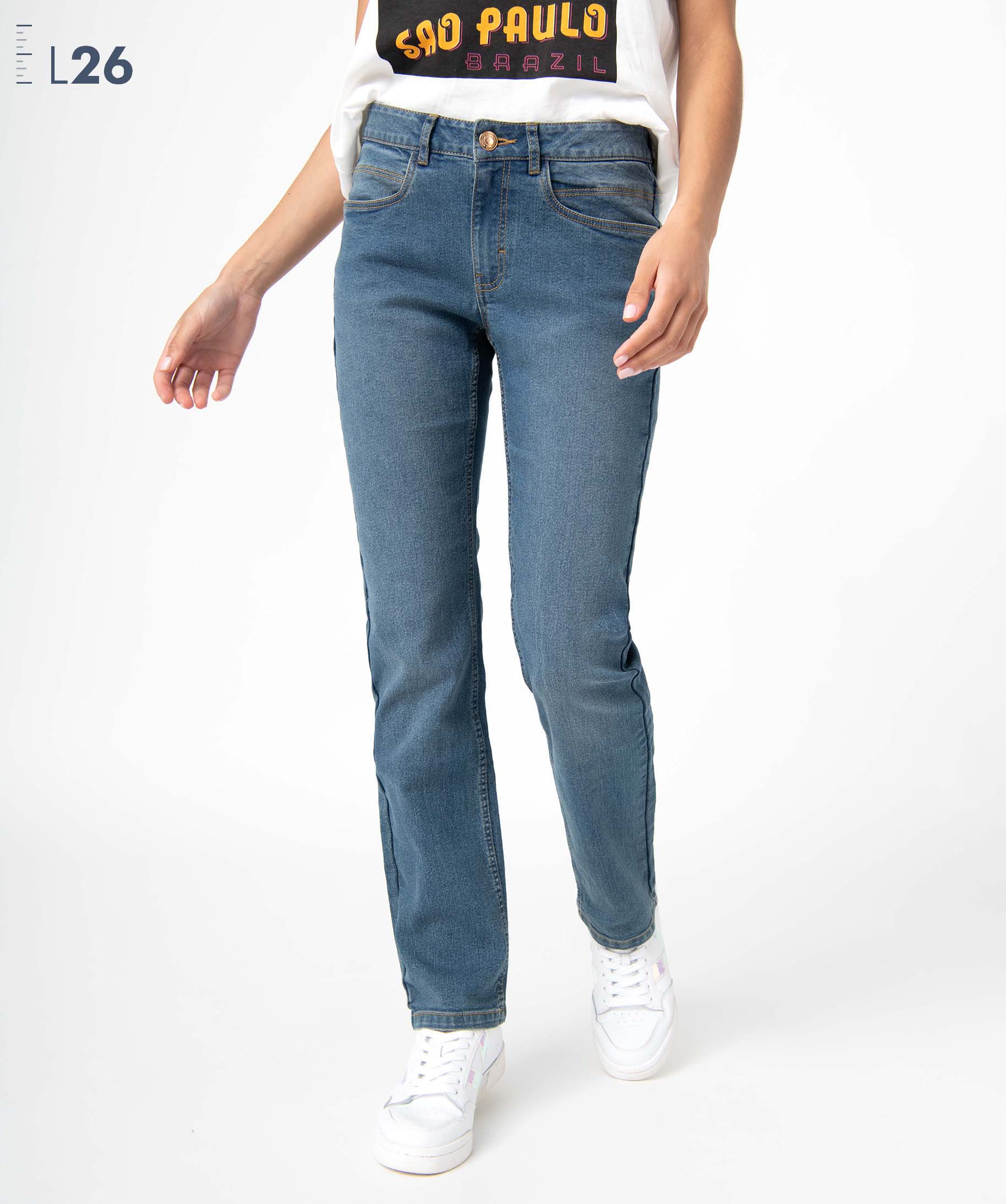 Jean femme coupe Regular – L26 stone | GEMO