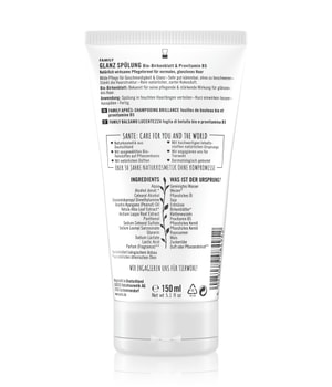 Sante Bio-Birkenblatt & Provitamin B5 Family Glanz Spülung Conditioner-150 ml