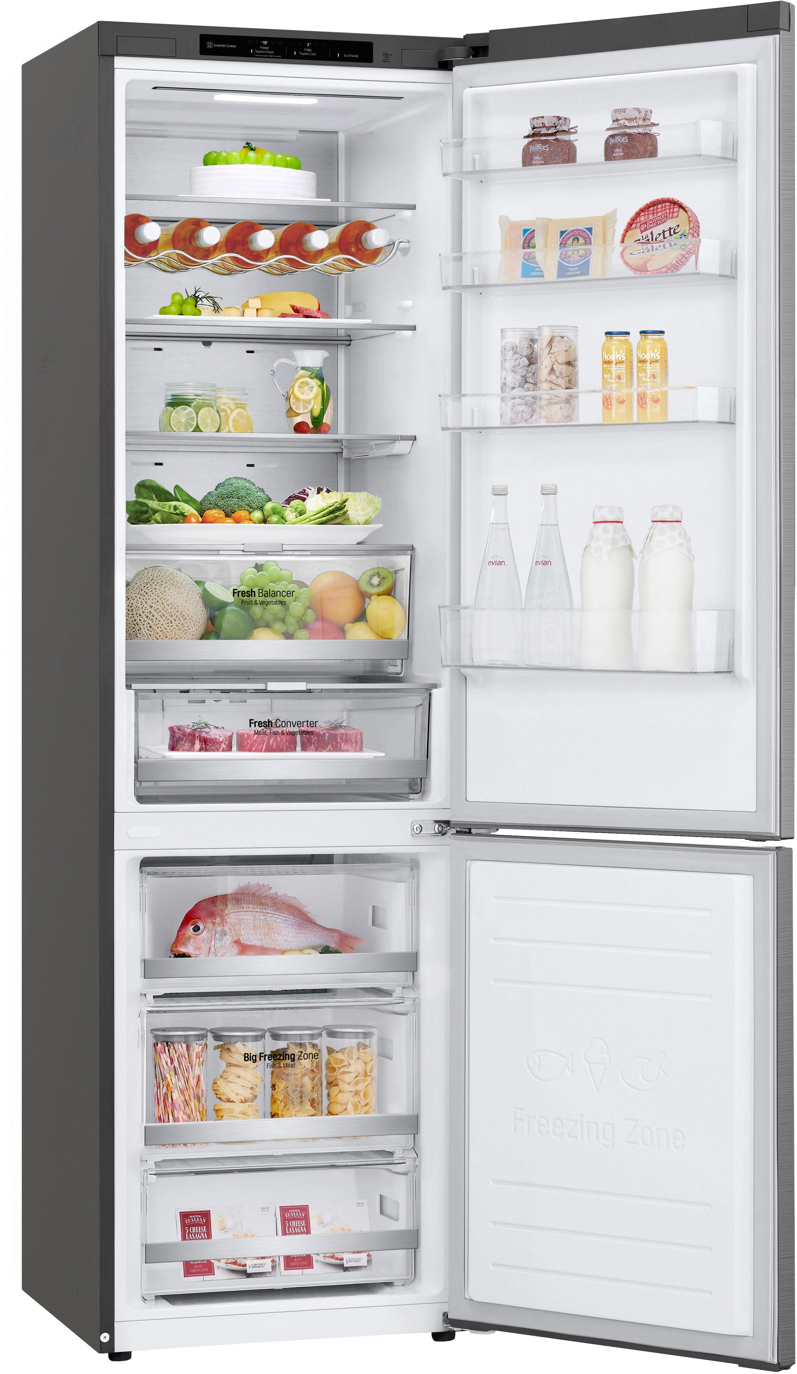 LG Kühl-/Gefrierkombination GBB72PZECN1, 203 cm hoch, 59,5 cm breit