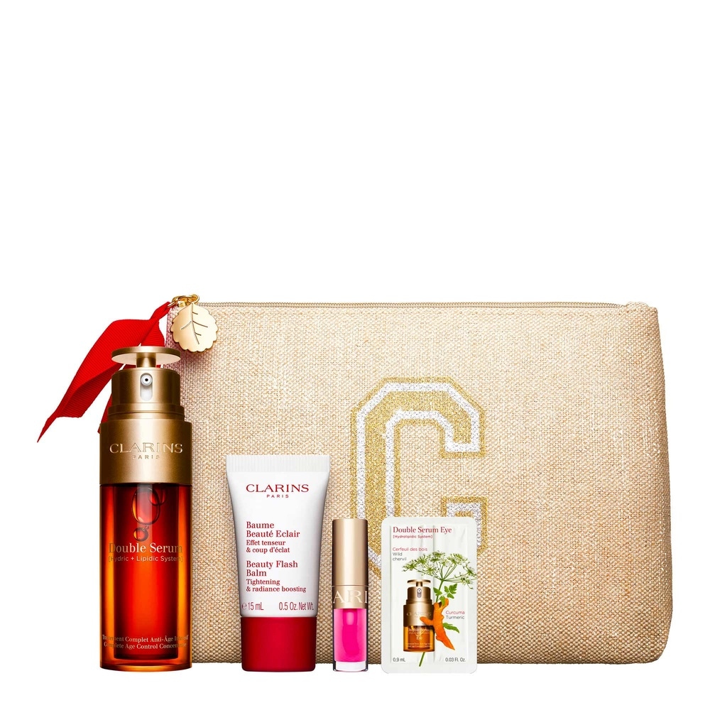 Clarins Coffret Double Serum 50ml Coffret Noël Soins visage  anti-âge, anti-rides