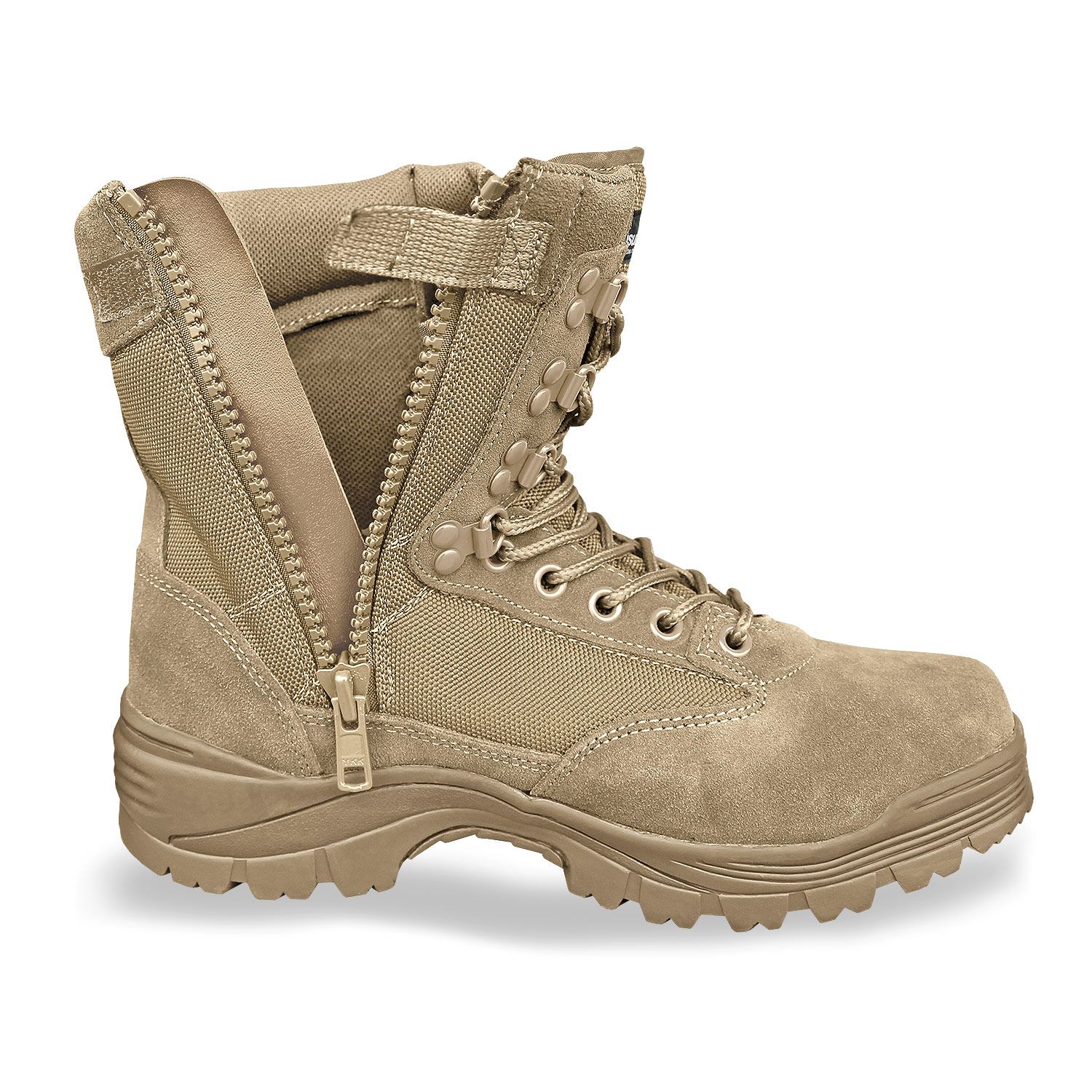 Tactical Boot m. YKK Zipper