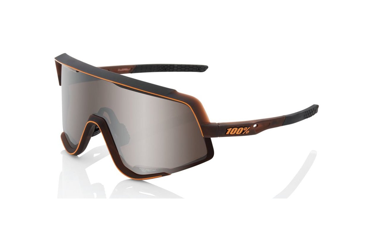 100 Percent Glendale matte translucent brown fade / Hiper Silver Multila