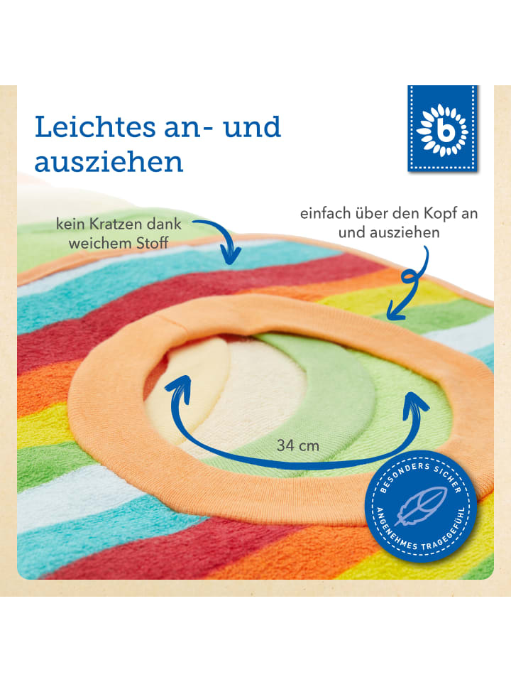 Bieco Spielwaren Baby Schlupf Lätzchen, 6er Pack - ab Geburt in Mehrfarbig günstig kaufen onesize