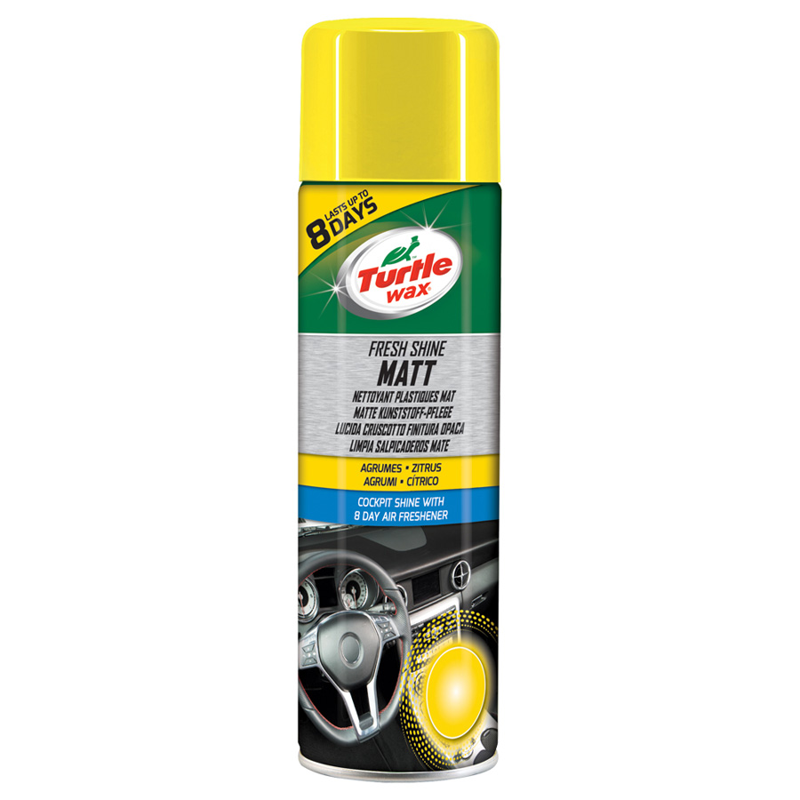 TURTLE WAX - Fresh Shine Zitrus Matte Kunststoff-Pflege,  500ML - ATU
