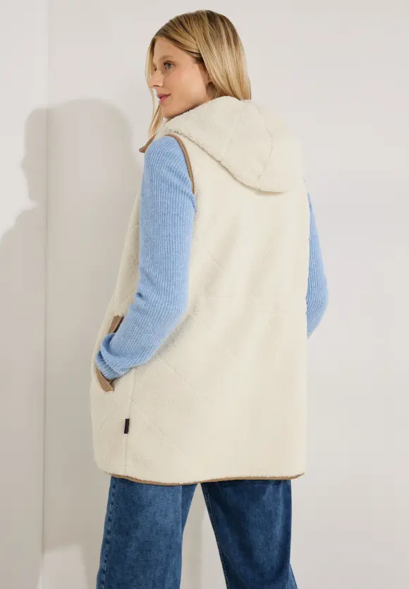 CECIL Teddyfell Velours Weste