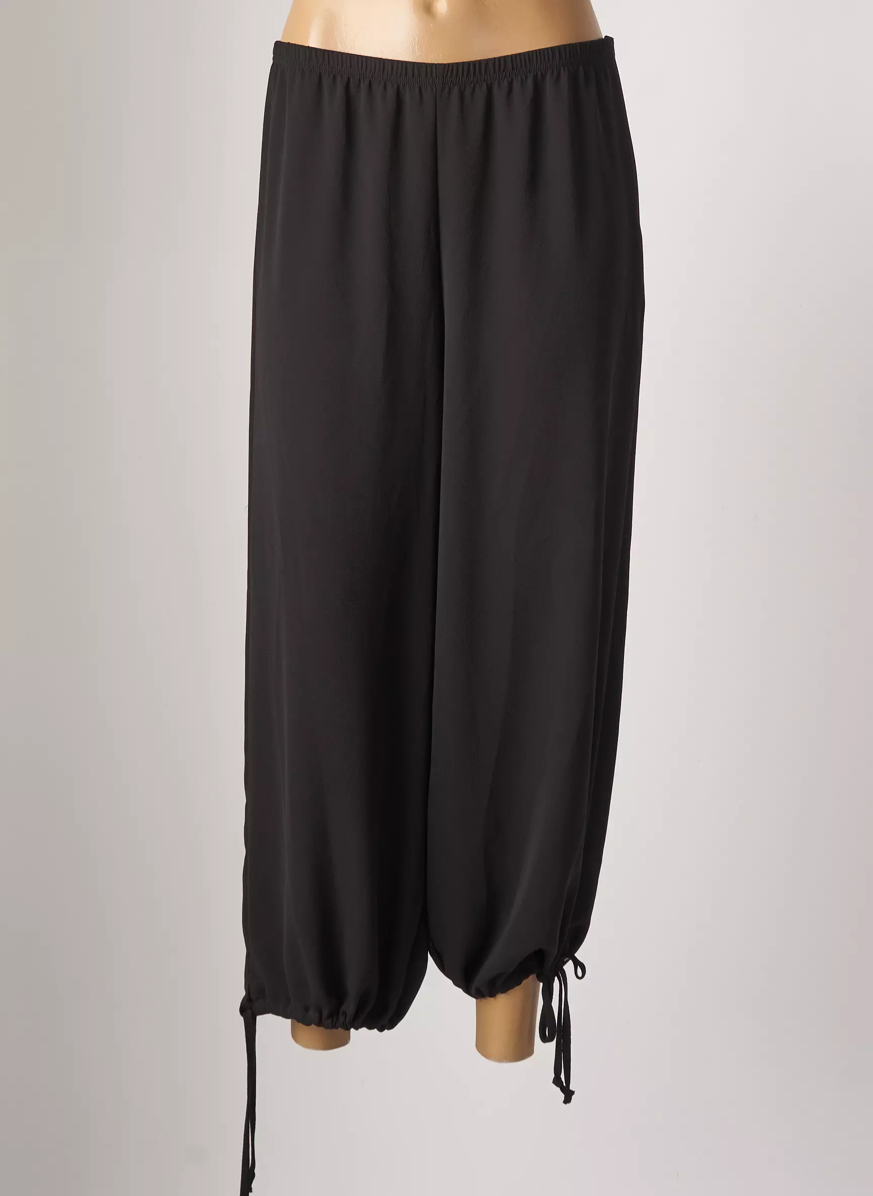 G Oze Pantalons Larges Femme couleur noir