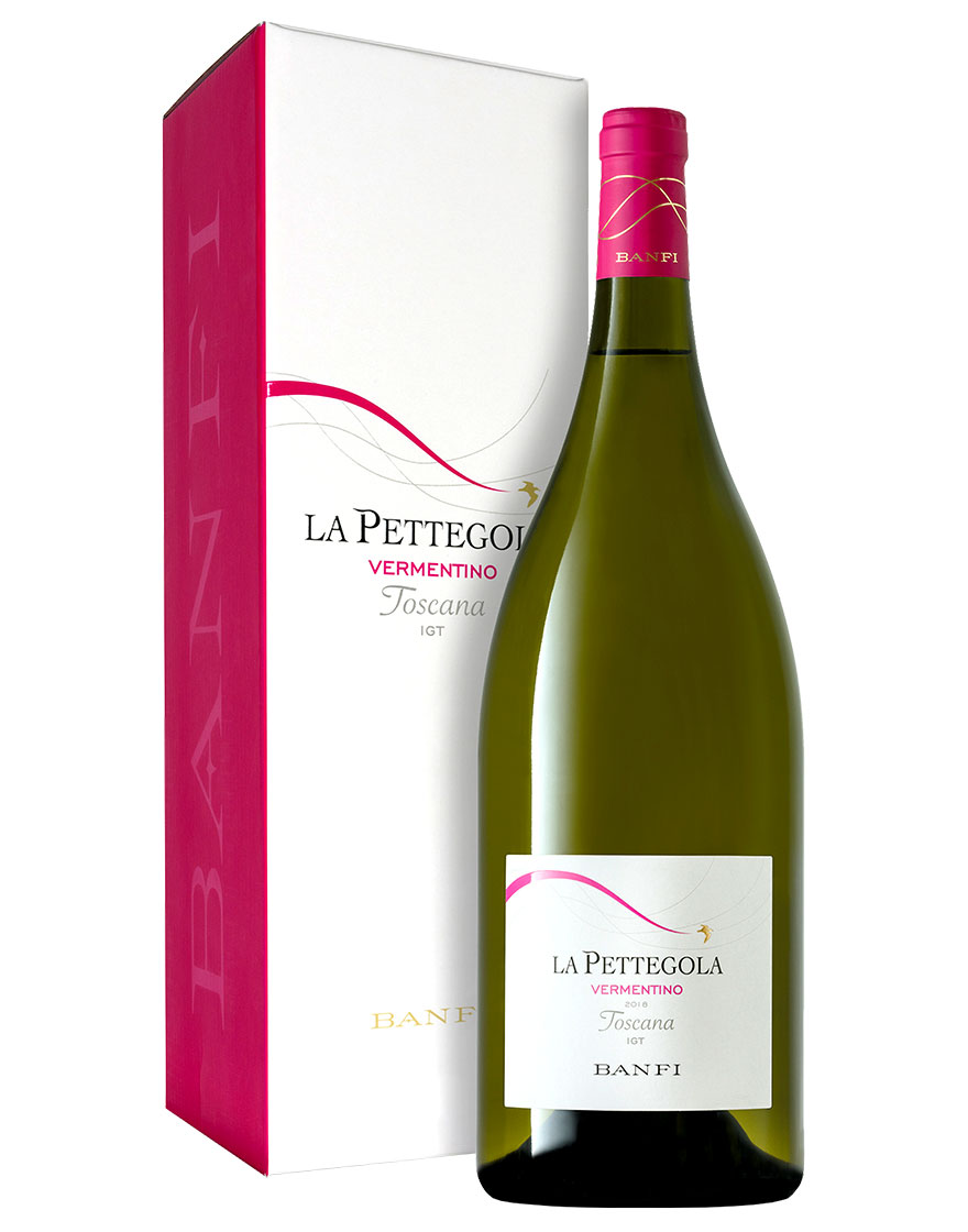 Toscana IGT Vermentino La Pettegola 2022 Banfi Magnum 1,5 ℓ, En Étui