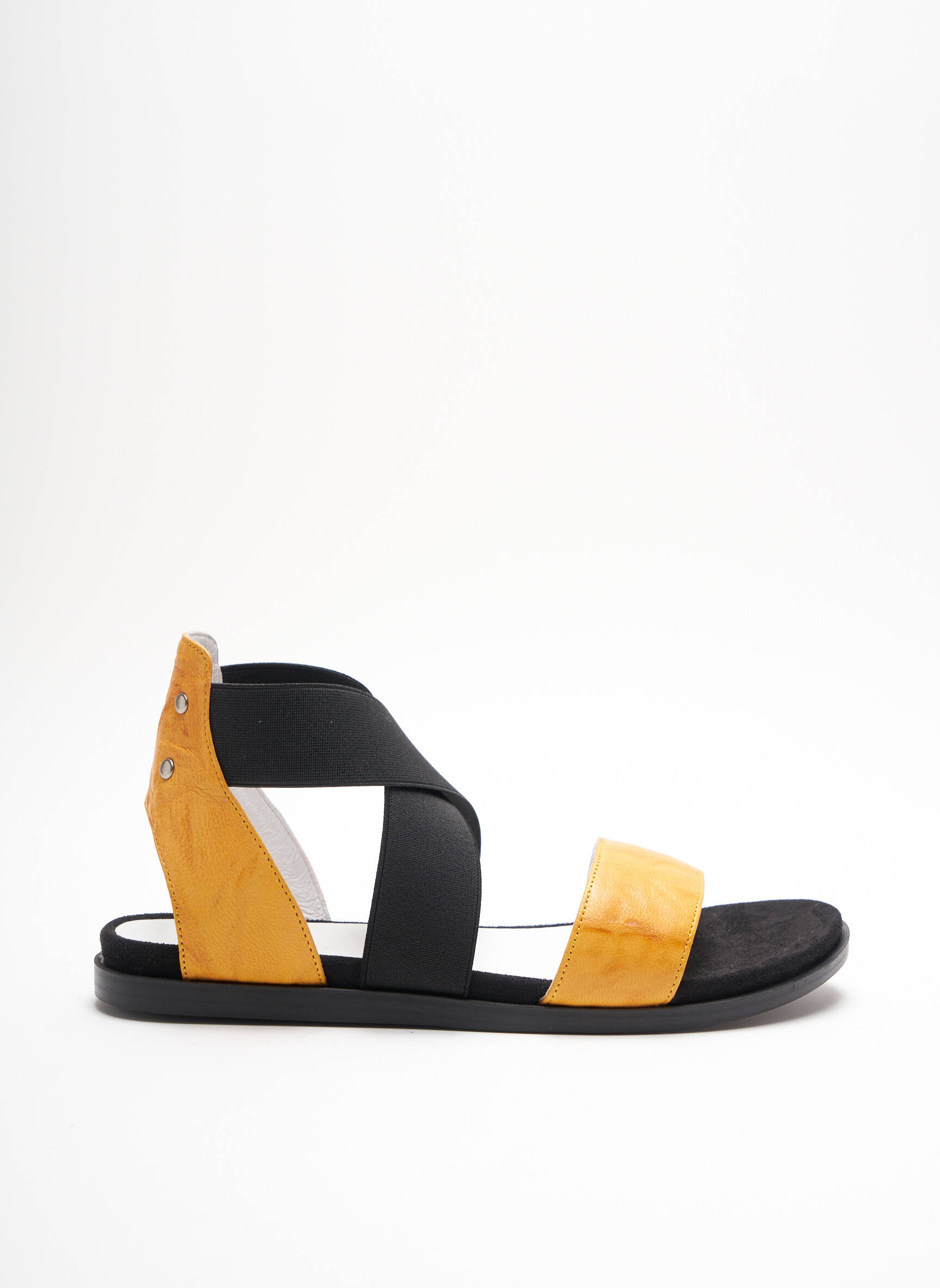 Regard Sandales Nu Pieds Femme couleur jaune
