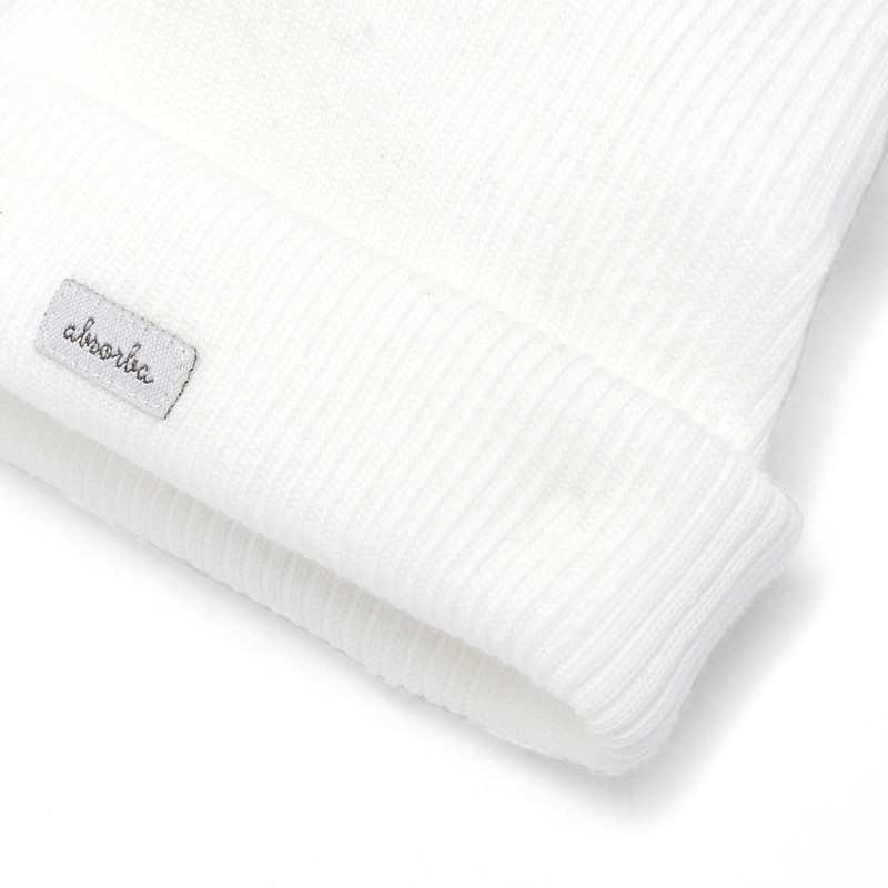 Bonnet tubulaire blanc bébé - naissance Absorba