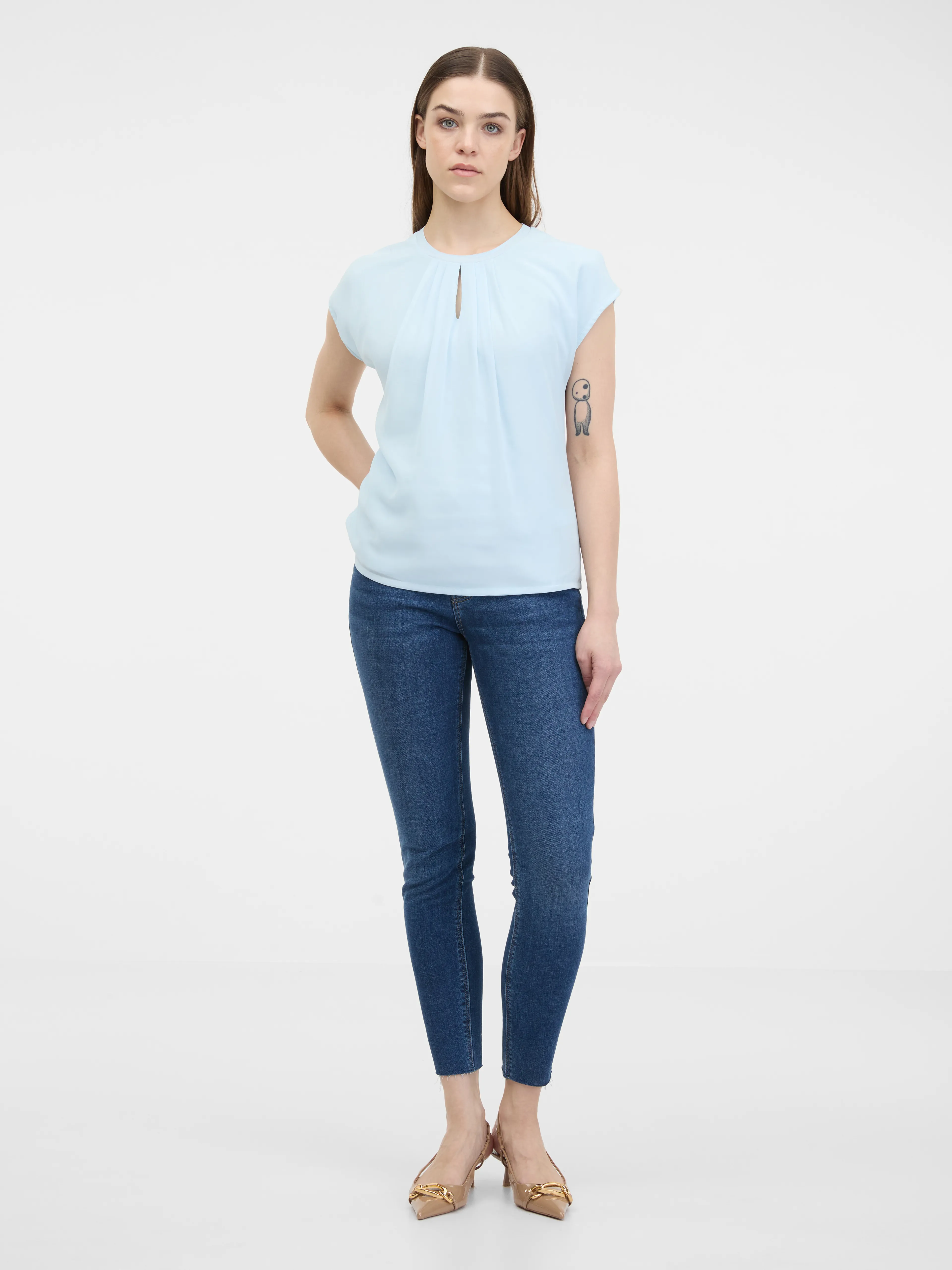 Blaues Damen-T-Shirt ORSAY