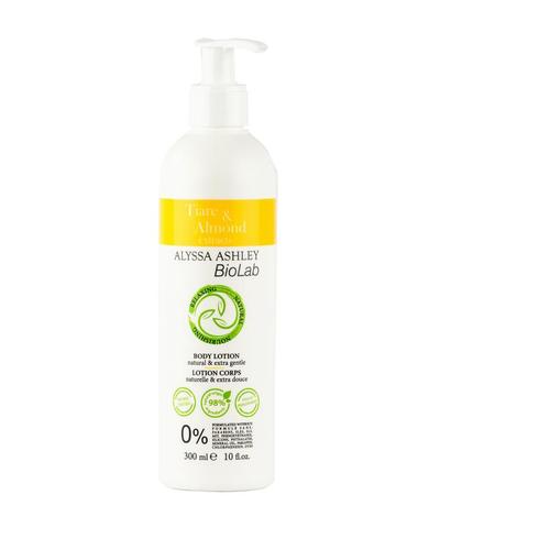 Loción corporal Alyssa Ashley Biolab Tiare y almendras 300 ml