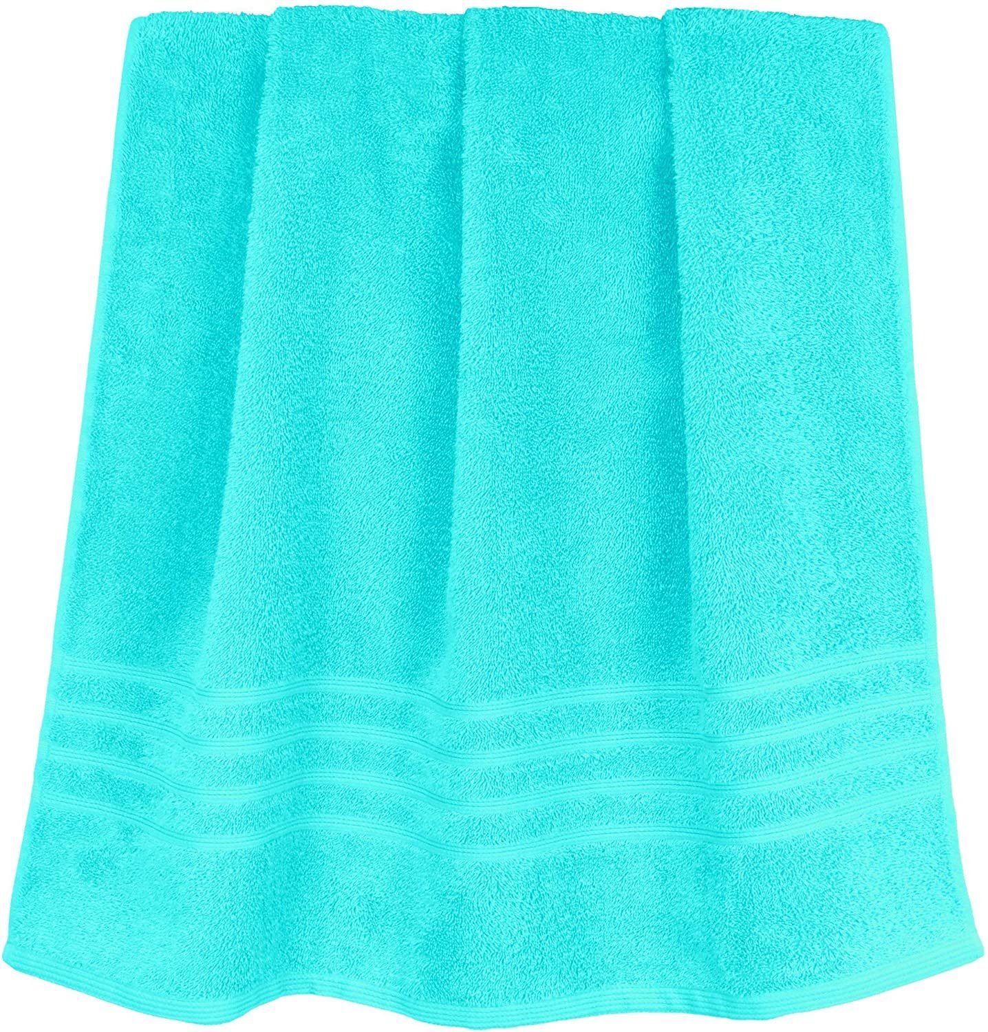 Lashuma Duschtuch London, Frottee (1-St), Saugstarkes Handtuch Türkis 70x140 cm