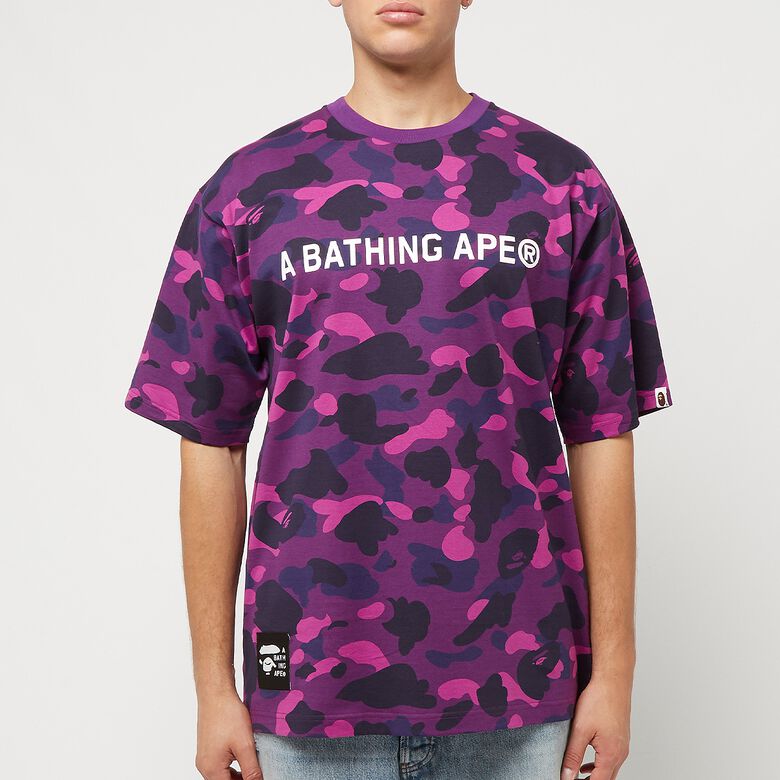 A Bathing Ape Color Camo A Bathing Ape Relaxed Fit Tee purple