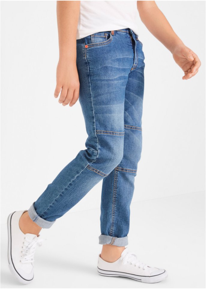 Jungen Jeans mit verstärkter Kniepartie, Regular Fit