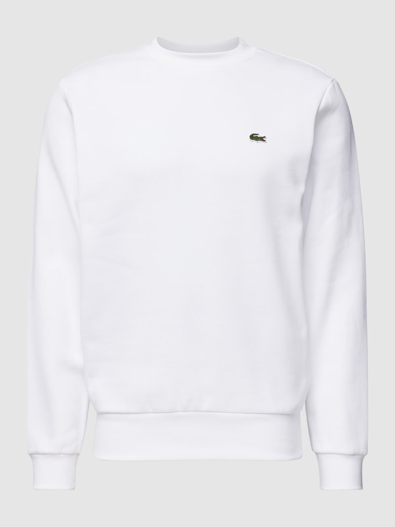 Sweatshirt mit Logo-Detail in weiß