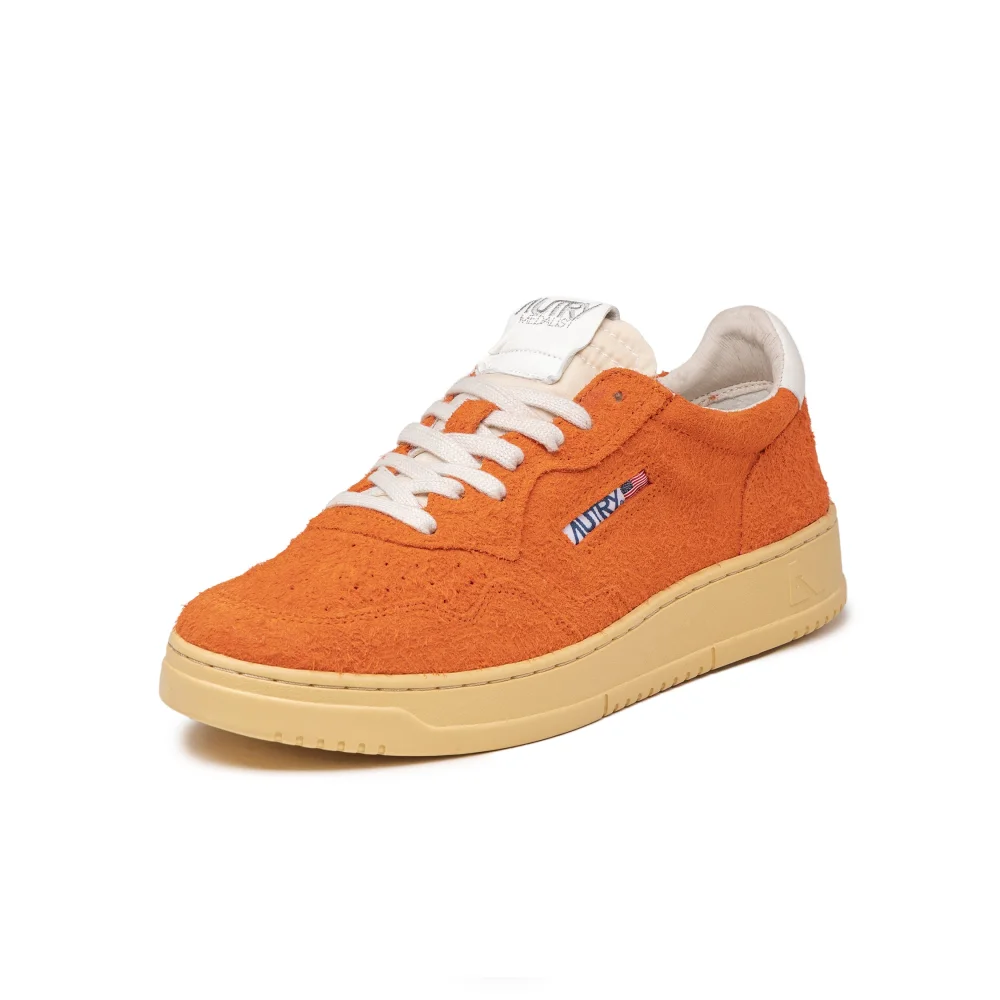 Autry Medalist Hairy Suede AULMHS02 / orange