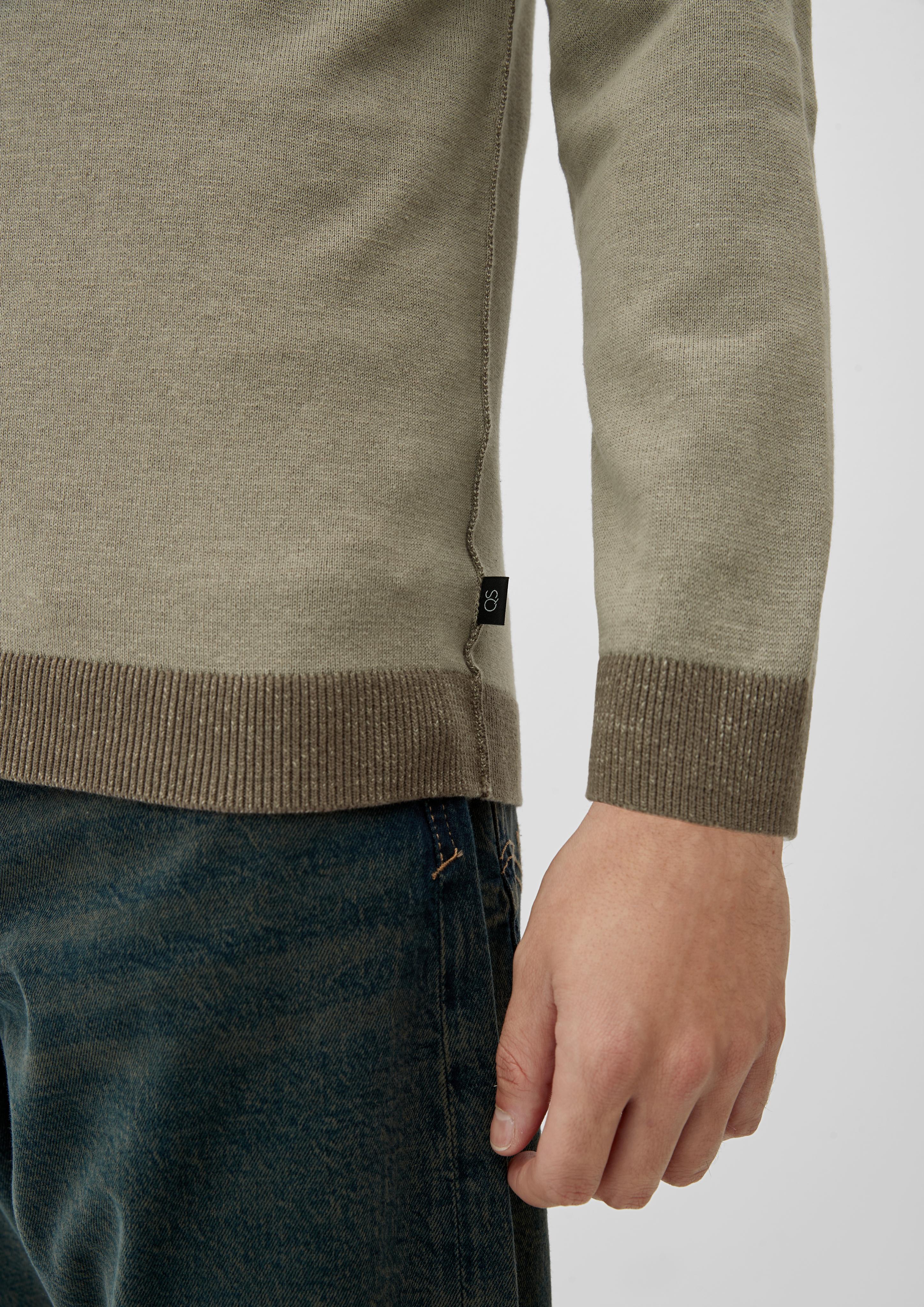 Feinstrickpullover mit auf Links-Optik  2118686-84W0