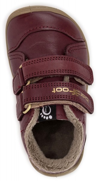 bar3foot Elf ~ Step MidCut Sneaker Warm ~ Bordeaux