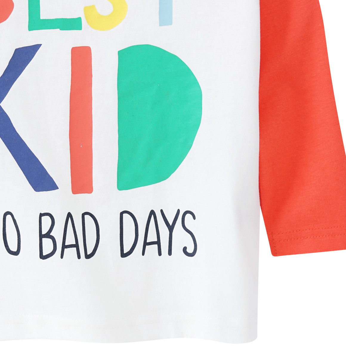 Jungen Langarmshirt mit Message-Print