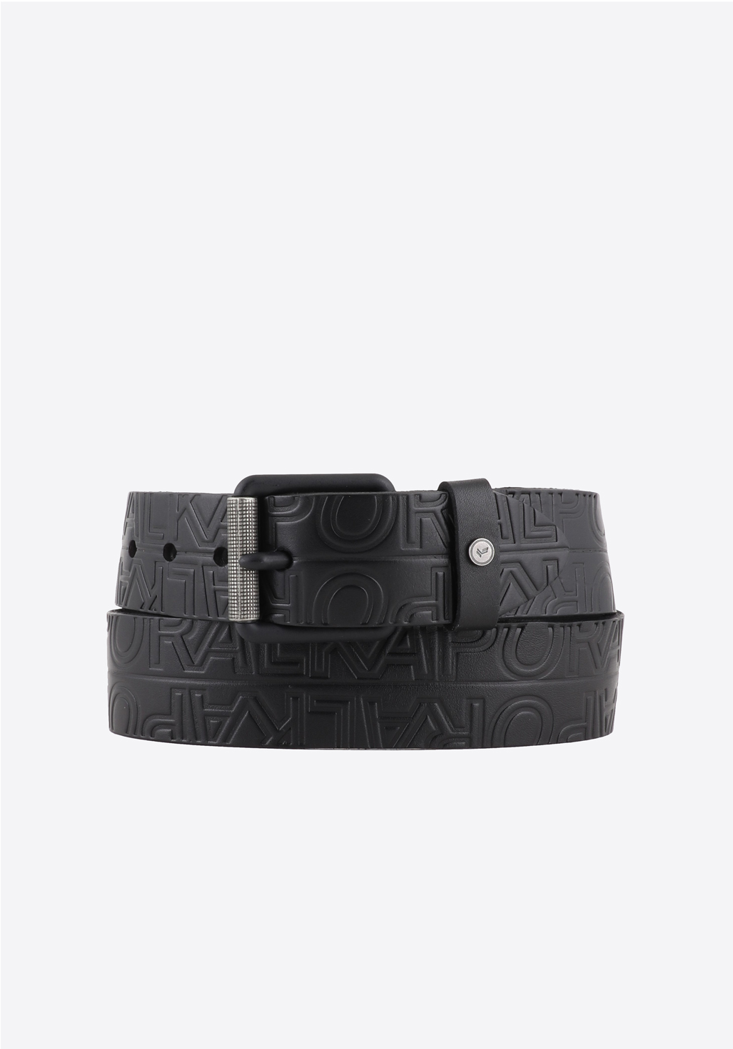 VIMBO  Ceinture en cuir noir Homme