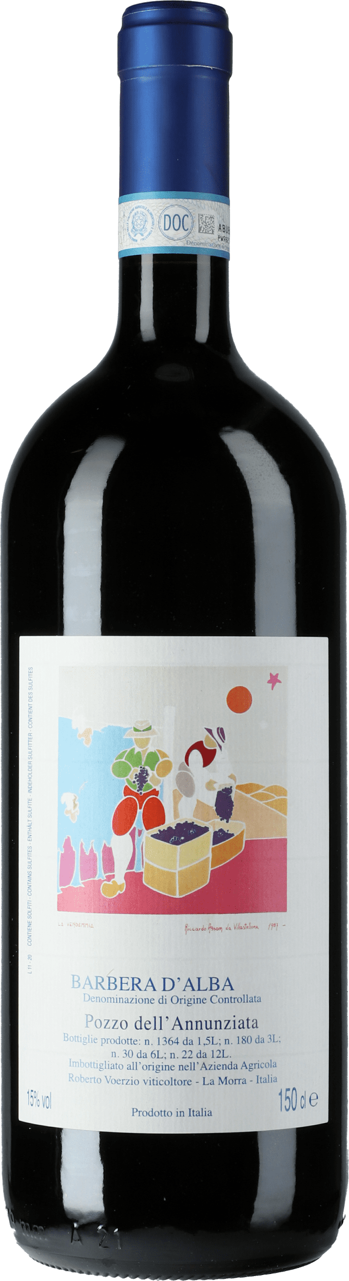 Roberto Voerzio: Barbera d'Alba Pozzo Annunziata 2016