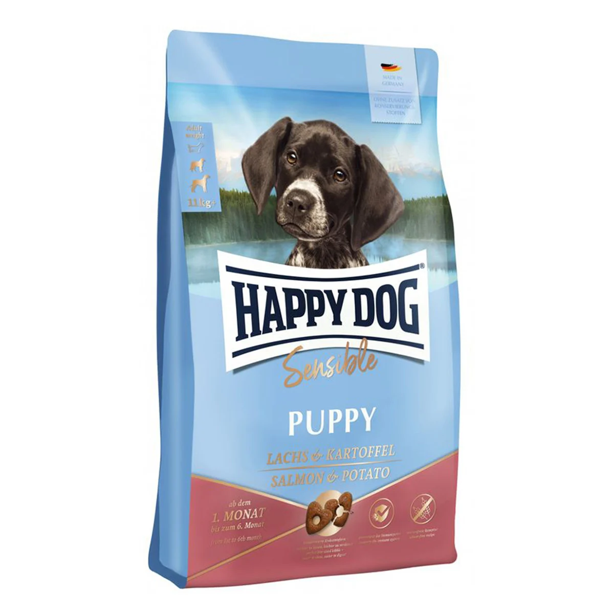 Happy Dog Supreme Sensible Puppy Lachs & Kartoffel bei ZooRoyal